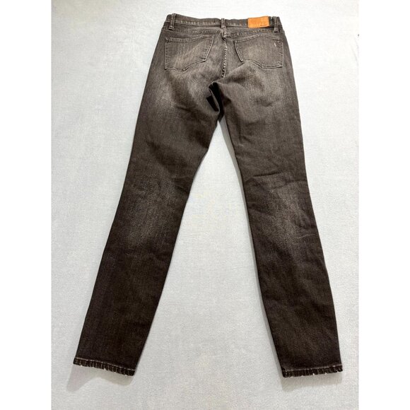 Madewell Women's Vintage 1937 Skinny Jeans High Riser Distressed Black Size 28 - Picture 2 of 11